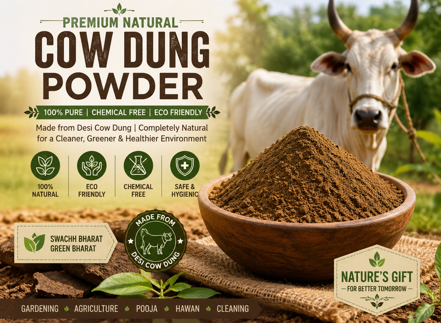 Cow Dung Powder